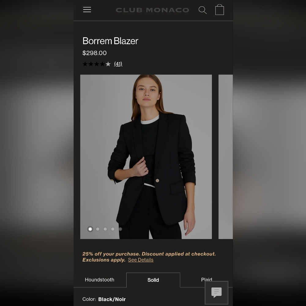 Club Monaco blazer Sz6